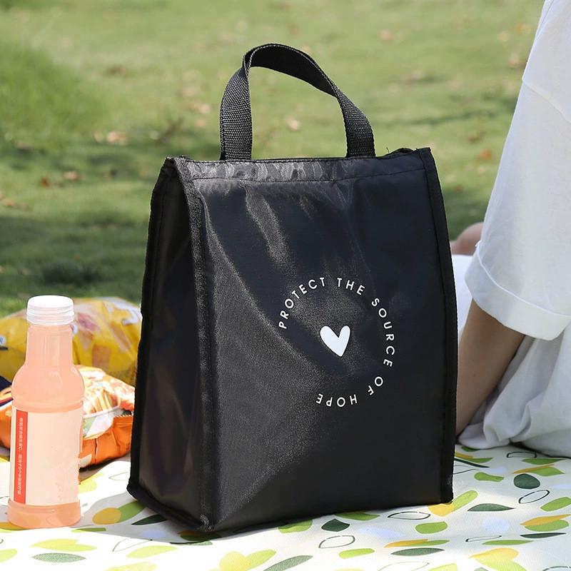 Tote Bag Sublimation - Eenvoudige stijl hartpatroon geïsoleerde lunchtas Duurzaam