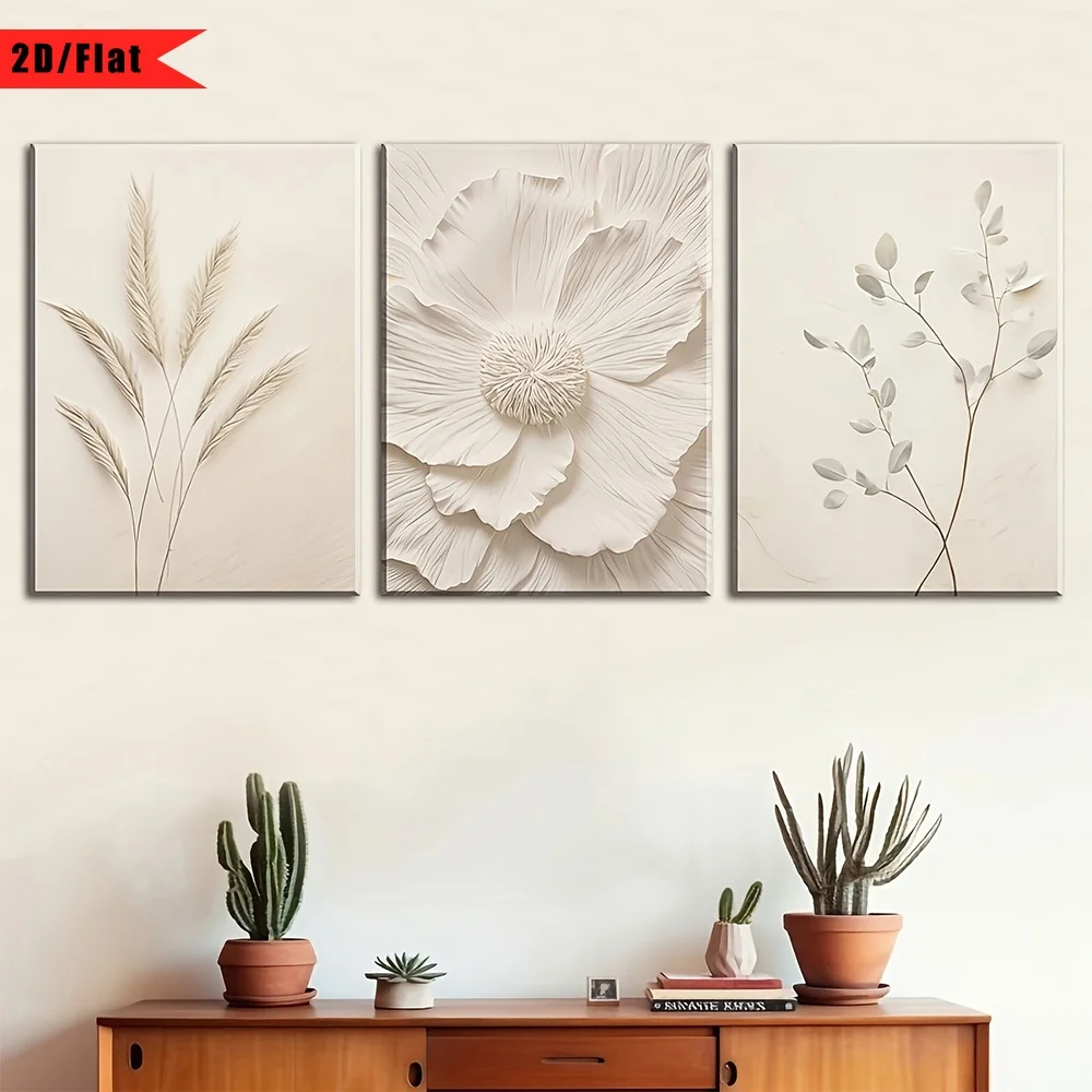 2D plat, 3 stuks, gewikkeld ca - Canvas Wrap Ready recensie en prijs